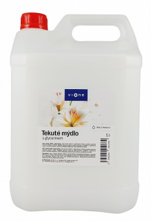 Tekuté mýdlo - VIONE - 5L - BÍLÉ - BALZÁM / PERLEŤ